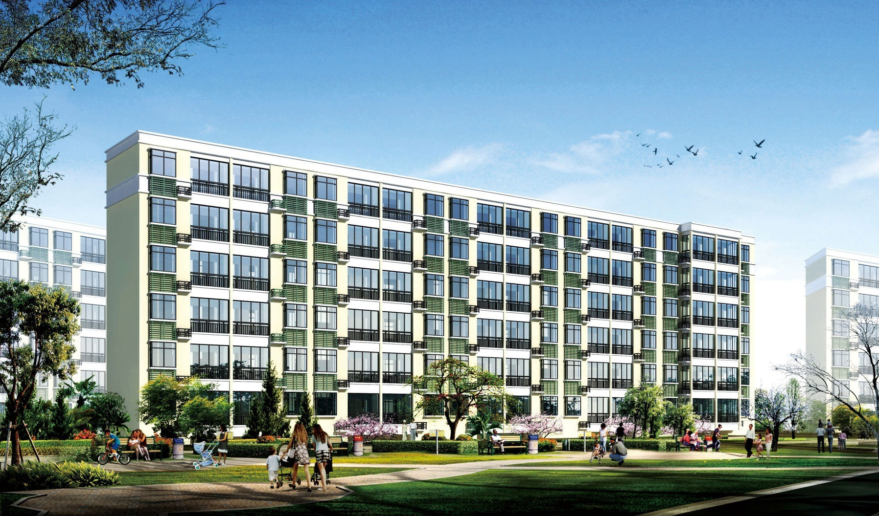 武警邢臺(tái)支隊(duì)公寓樓 